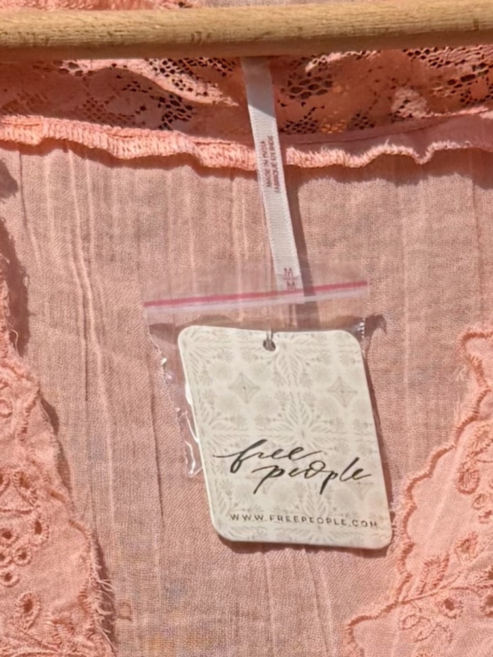 nwt free people day dreamer top (medium) retail $98 - Picture 4 of 8